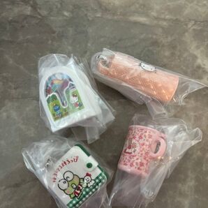 キキララ以外のセミコンプ レトロ キティ キルティング マロンクリーム ケロケロケロッピ