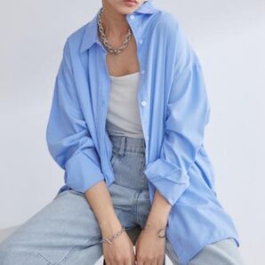 シャツ ブラウス オーバーサイズベーシックルーズシャツ レディース