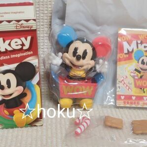 POP MART ミッキー ディズニー ポップマート フィギュア WOW お菓子 人形 カード付き