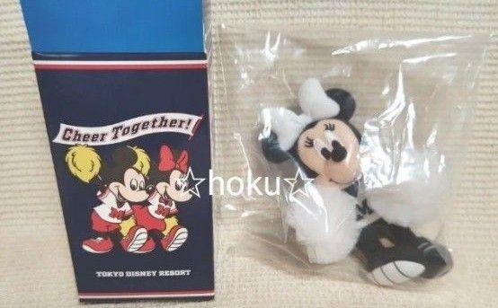 TDR ミニー ぬいぐるみチャーム チア Cheer Together!白 東京ディズニーリゾート マスコット 推し活