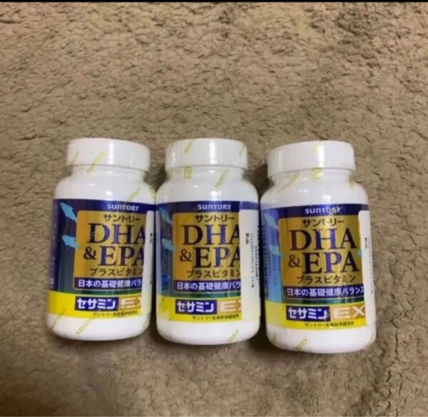 サントリー DHA&EPA+セサミンEX オメガ3脂肪酸 DHA EPA サプリ 240粒 3個セット