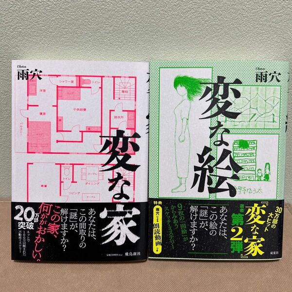 【2冊セット】変な家・変な絵/雨穴/ミステリー・ホラー系人気書籍