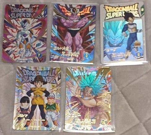 ドラゴンボール スーパーダイバーズ ex3 神龍エクストラレア ブルマ メカフリーザ コルド大王 ベジータ ブロリー