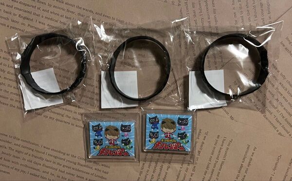 キヨ 15周年くじ ラバーバンド アクリルバッジ 5点セット