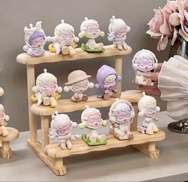 スカルパンダ SKULLPANDA DIMOO Molly フィギュア棚