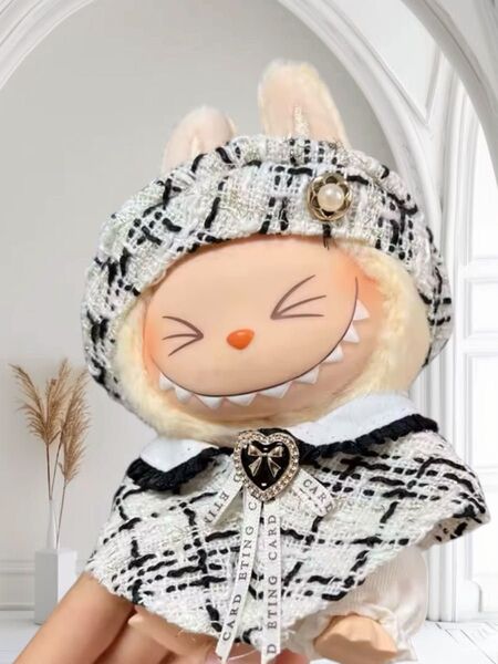 【新品】labubu ラブブ コスチューム15~17センチ ぬい服 着ぐるみ