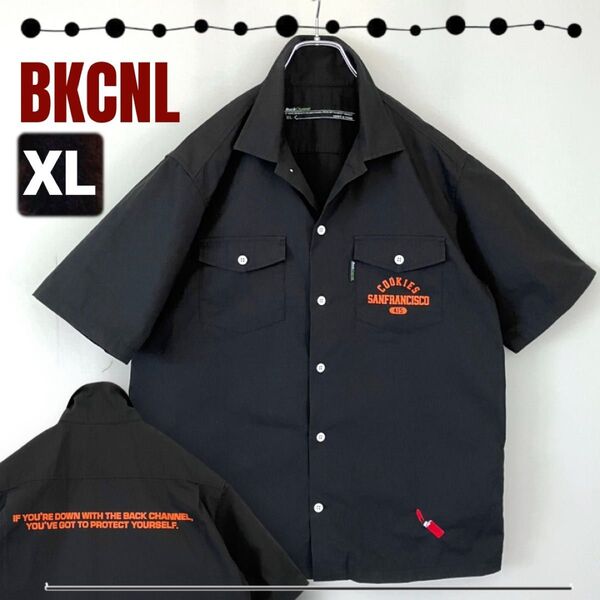 BKCNL バックチャンネル/BACK CHANNEL★COOKIES SANFRANCISCO★ボックスシャツ★メンズXL