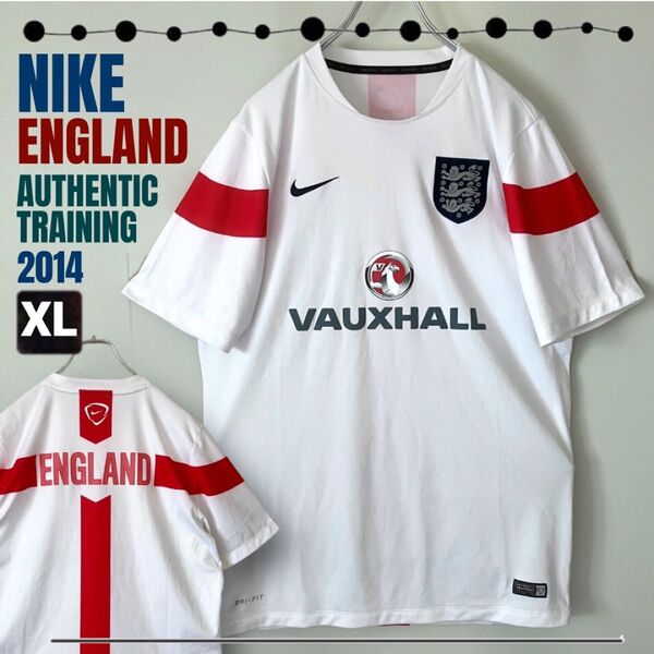 NIKE/ナイキ★サッカー/イングランド代表★オーセンティックトレーニングジャージ★トレーニングシャツ★2014★メンズXL