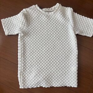 AZUL by moussy ポップコーンワッフルトップス
