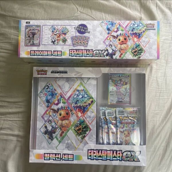 ★入手困難★ ポケモン 韓国 テラスタルフェス プレイマット コレクションファイルセット プロモ付き