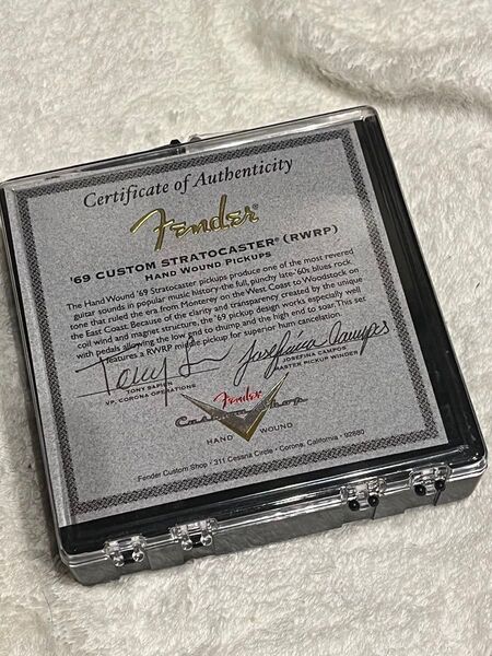 レア!未使用!Josefina Hand Wound ‘69 CUSTOM Stratocaster pick up