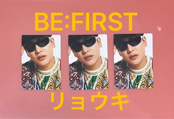 3枚 リョウキ RYOKI トレカA GRIT BEFIRST トレーディング