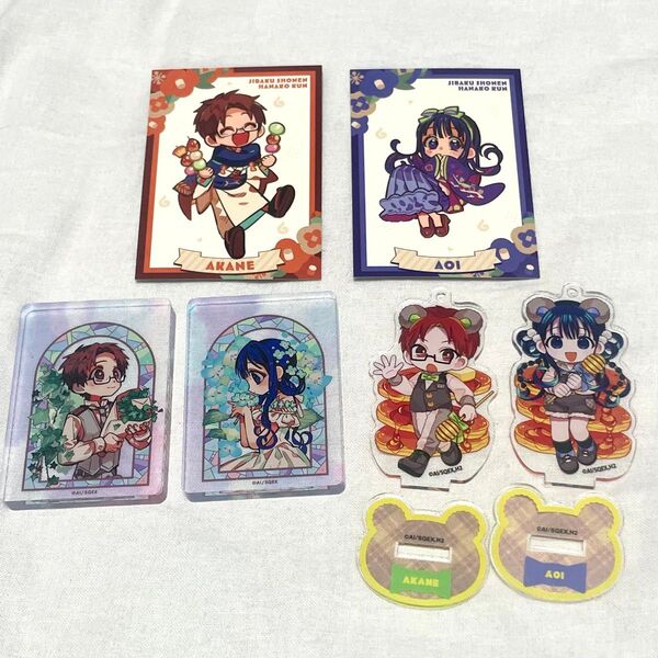 地縛少年花子くん ミュージアム アクスタ ミニアクリルブロック カード