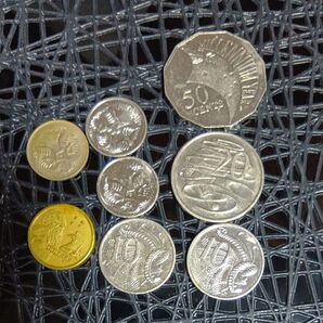 【匿名発送】オーストラリア 硬貨セット8枚 まとめ売り