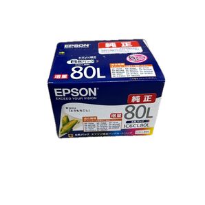 【期限たっぷり2027.03】【未開封】 エプソン IC6CL80L 純正 インク EPSON とうもろこし