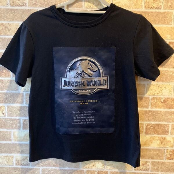 ジュラシックワールド Tシャツ 黒 ブラック USJ
