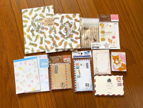 メモ帳 便箋 封筒 紙製品 まとめ売り リラックマ ラスカル キキララ