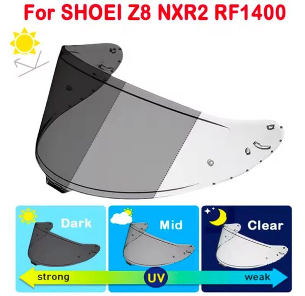 フォトクロミックシールド CWR-F2 Z-8 X-15 X-Fifteen RF-1400 NXR2対応 新品未使用
