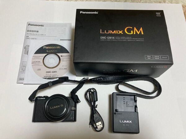 ★訳あり★Lumix GM★DMC-GM1K★ブラック★Panasonic★ミラーレス一眼★