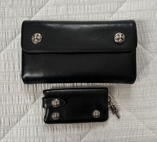 早い者勝ち価格!★美品 クロムハーツ chrome hearts ウェーブウォレット キーケース セット★