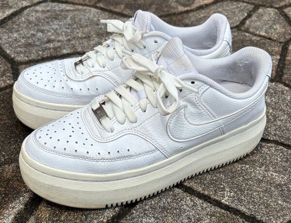 ★ナイキ NIKE メンズ コート ビジョン アルタシューズスニーカー 厚底 白 靴 DM0113-100★