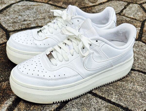 ★ナイキ NIKE メンズ コート ビジョン アルタシューズスニーカー 厚底 白 靴 DM0113-100★