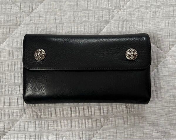 最終価格!★美品 クロムハーツ chrome hearts ウェーブウォレット★