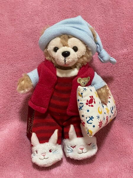 ディズニーシー ダッフィー&フレンズ ぬいぐるみバッジ パジャマ アンコールコレクション 中古 ダッフィー Disney TDS