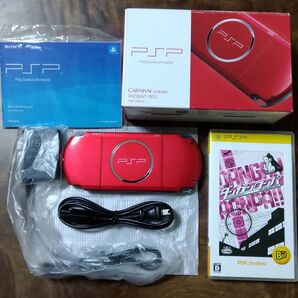 【美品】PSP-3000 RR ラディアント レッド