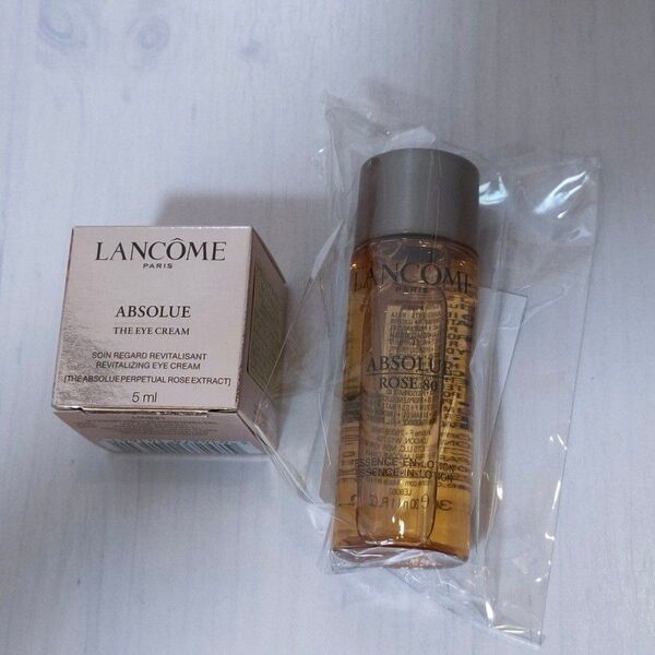 【新品未開封】LANCOME ランコム アプソリュエッセンスインローション 30ml &アプソリュ ザ アイクリーム5ml