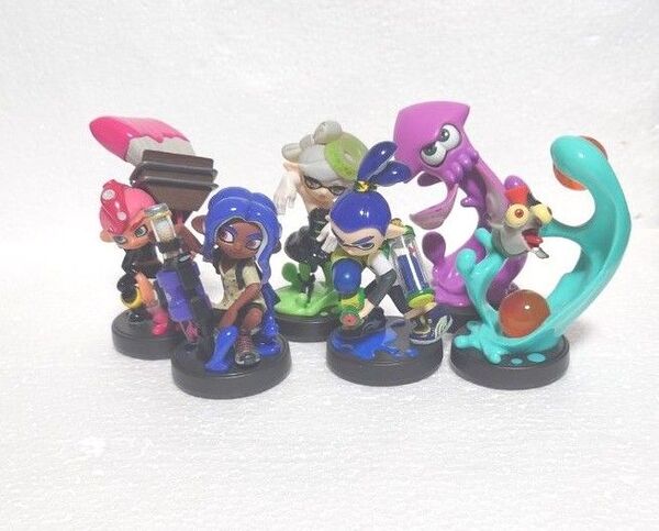 スプラトゥーン amiibo 6体セット イカ ボーイ ホタル タコボーイ コジャケ amiibo