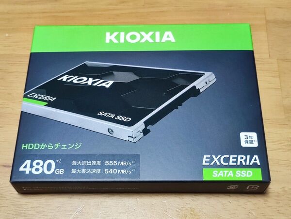 新品未開封 KIOXIA EXCERIA SSD-CK480S/J SATA SSD 2.5インチ 480GB キオクシア