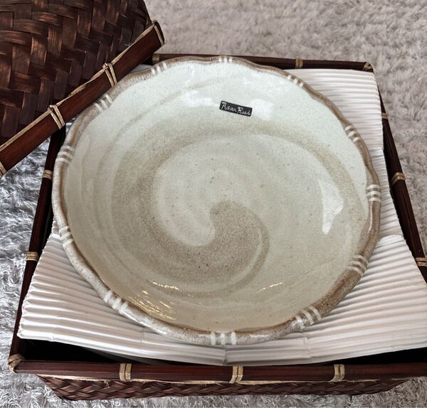 龍峰窯三洋陶器 Asian Read プレート 未使用 直径約22cm 5枚組