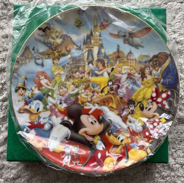 Disney ディズニー バケーションパッケージノベルティ飾り皿 陶器製 未使用