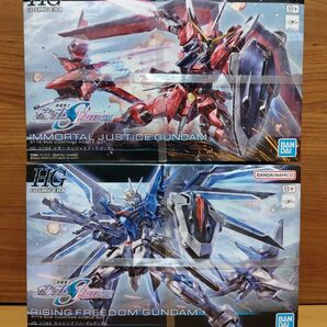 新品未開封□HGCE 1/144★機動戦士ガンダムSEED FREEDOM★ライジングフリーダム★イモータルジャスティス2種セット
