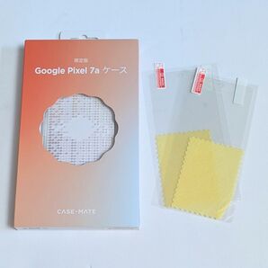 未使用 Pixel 7a 純正 非売品 tpu ケース 非光沢 防指紋 フィルム付