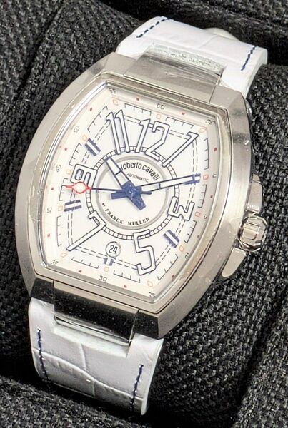新品 希少 腕時計 フランク・ミュラー 自動巻きロベルト・カヴァリ コラボ