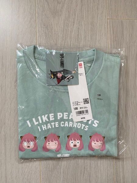 新品 100 ユニクロ SPY×FAMILY スパイファミリー Tシャツ