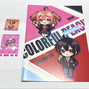 カラフルピーチ のあ アクリルキーホルダー ノート