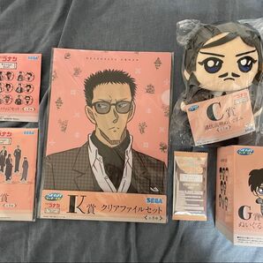 【新品・未開封】SEGAラッキーくじ 名探偵コナンVintage Look S賞、c賞諸伏高明 ラストワン賞、その他下位賞セット