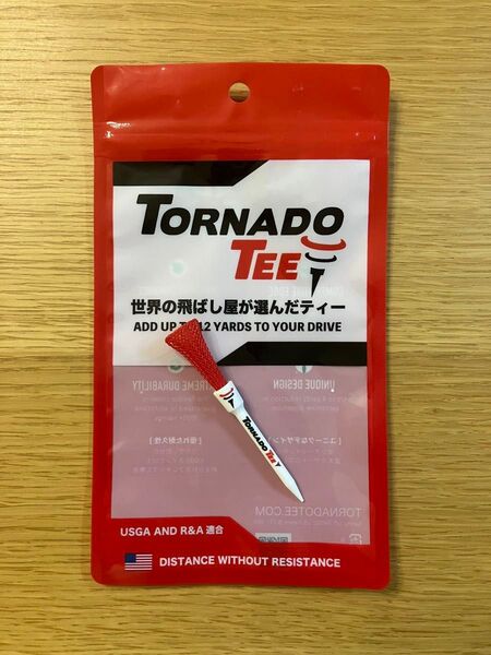 TORNADO TEE RED トルネードティー レッド(3.25インチ)