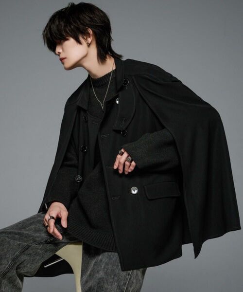 ADRER ケープスリーブジャケット