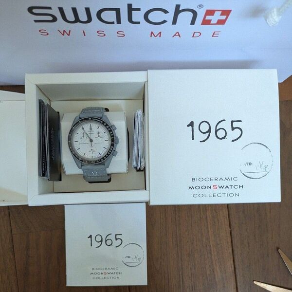Swatch OMEGA BIOCERAMIC MoonSwatch 1965 5月購入 スウォッチ オメガ