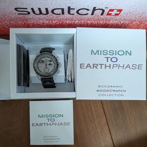 MoonSwatch "Mission to Earthphase ミッション トゥ アースフェイズ オメガ 5月購入