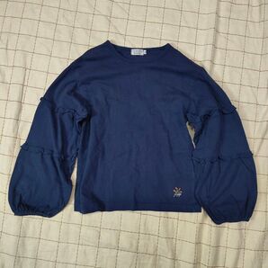 la poche biscuit ネイビー 長袖カットソー 130