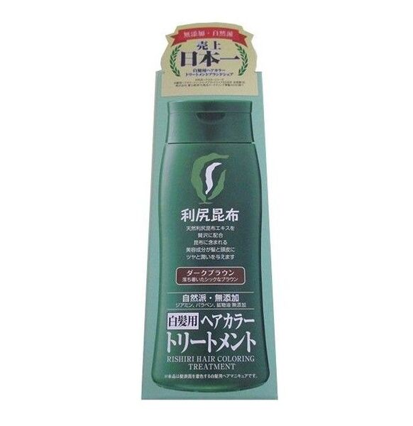 ピュール 利尻ヘアカラートリートメント ダークブラウン 200g