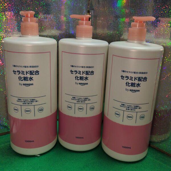 by Amazon セラミド化粧水 大容量 1000ml×3