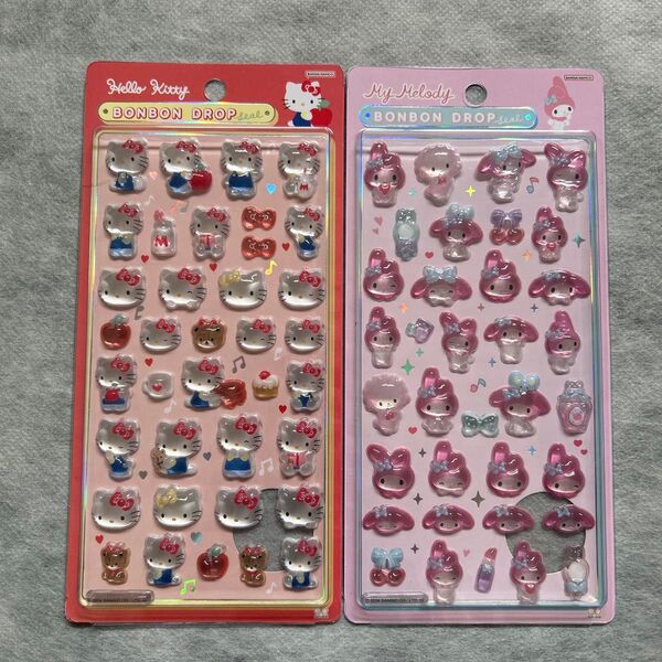 ボンボンドロップシール ハローキティ マイメロディ