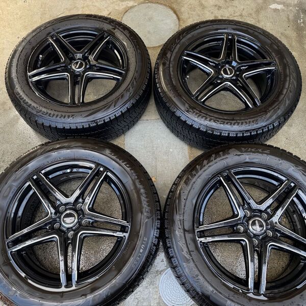 アルファード、ヴェルファイア BRIDGESTONE BLIZZAK VRX2 スタッドレスタイヤホイール 4本セット