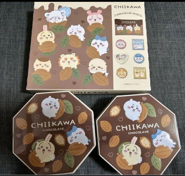 ちいかわ ポーチ&チョコギフト バラエティ缶 3点セット チョコレート